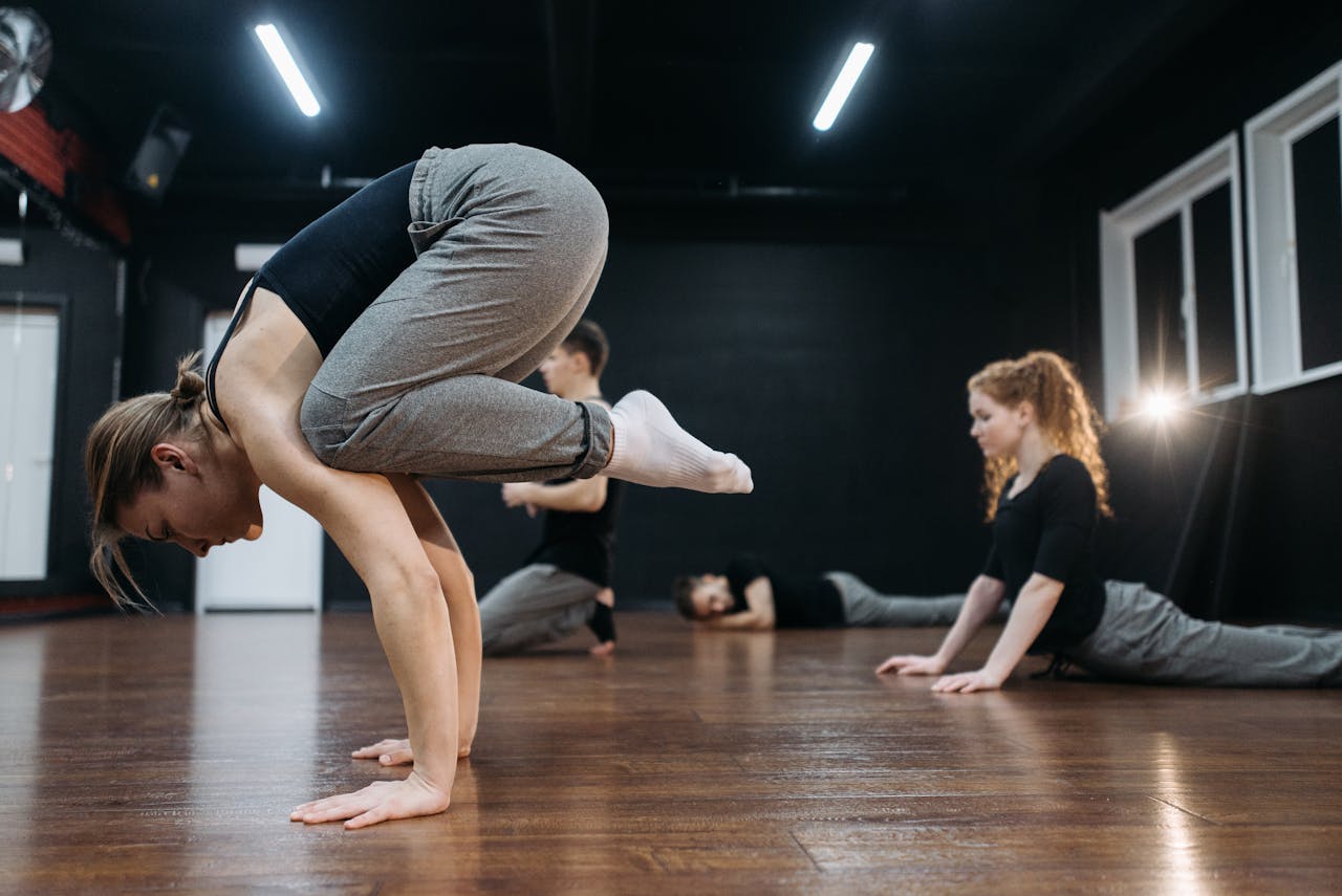 Woman with a Flexible Body